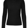 Топ з рукавами ONLEMMA L/S PUFF TOP JRS 15222328-Black ONLY L Чорний 15222328-BLACK
