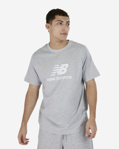 Футболка NB Stacked Logo MT41502AG New Balance L Сірий MT41502AG
