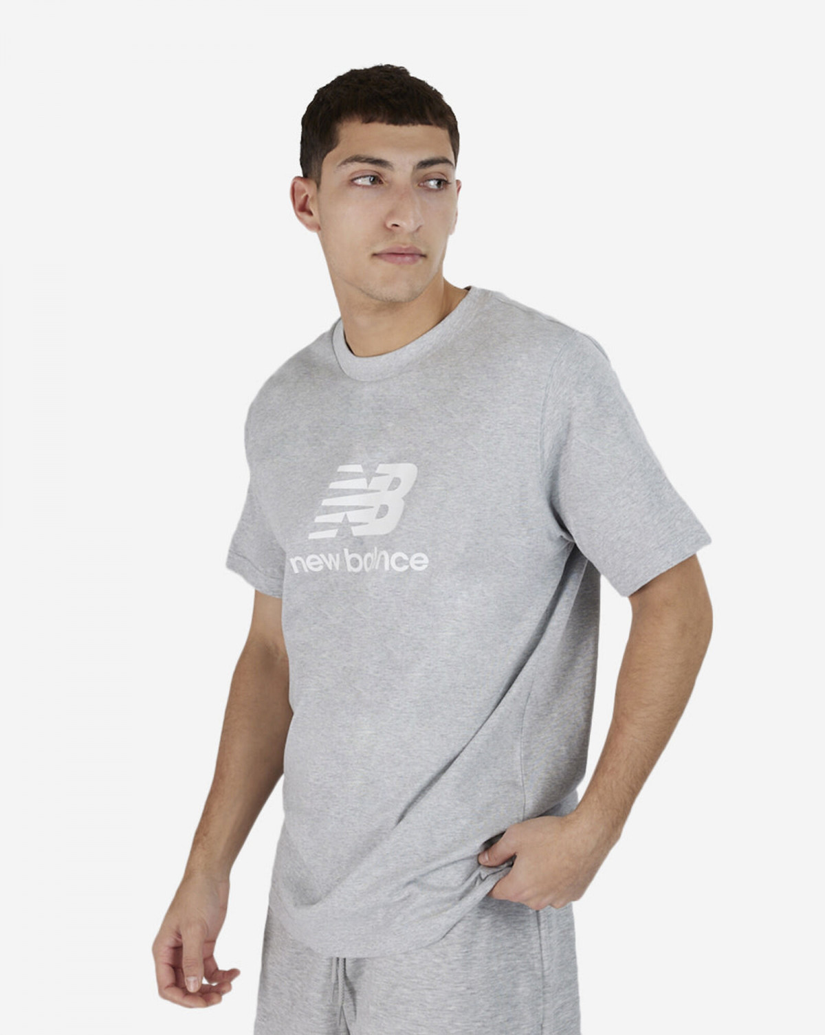 Футболка NB Stacked Logo MT41502AG New Balance L Сірий MT41502AG