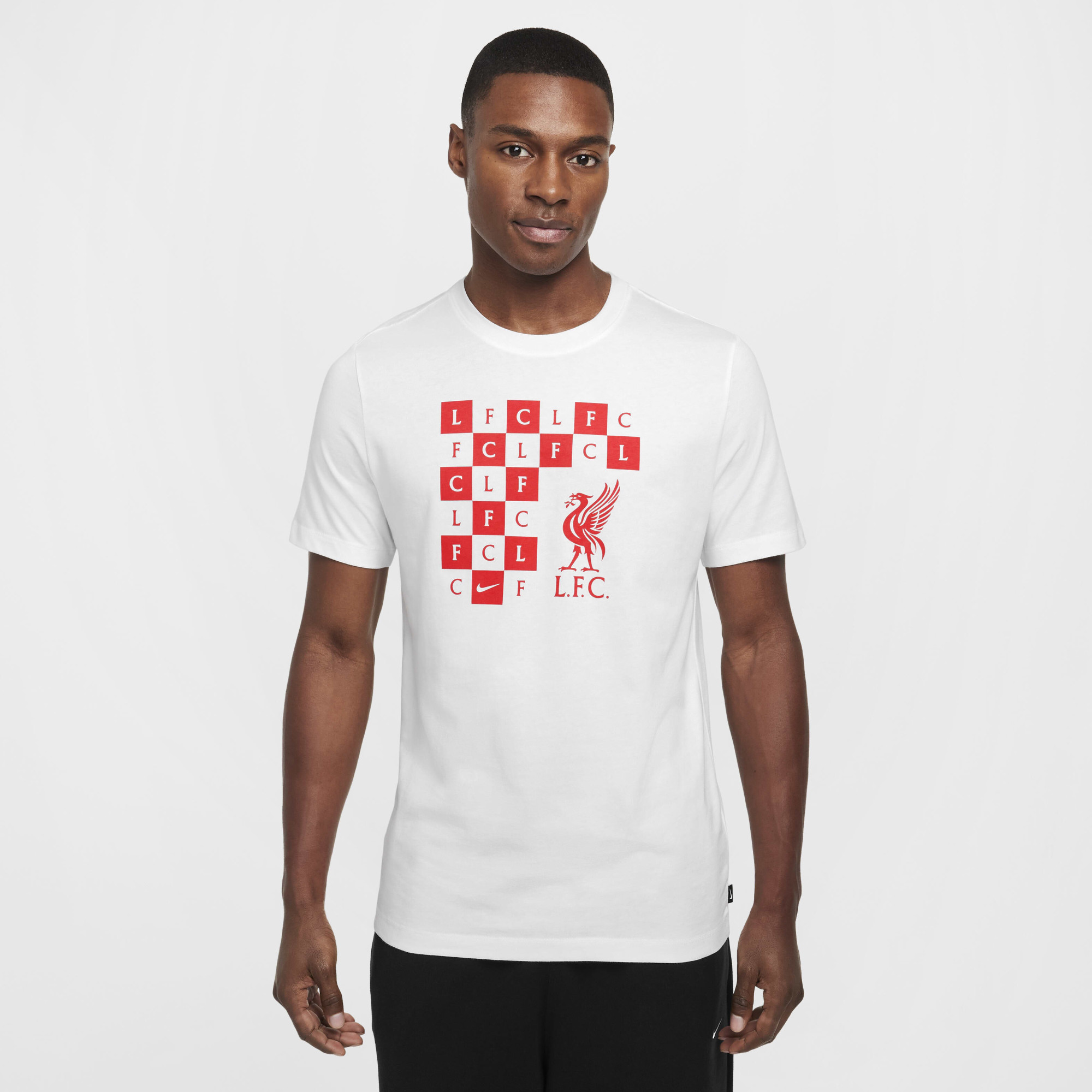 Футболка чоловіча Nike Liverpool Fc Checkered White HF0871-100