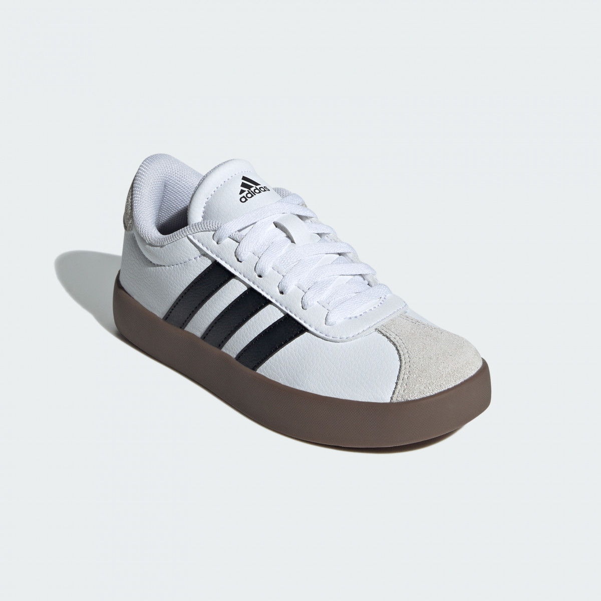 Кросівки підліткові VL COURT 3.0 K ID9062 Adidas 3 (35,5) Білий ID9062