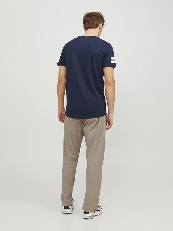 Футболка Jack & Jones JCOBORO TEE SS CREW NECK NOOS 12116021-NavyBlazer