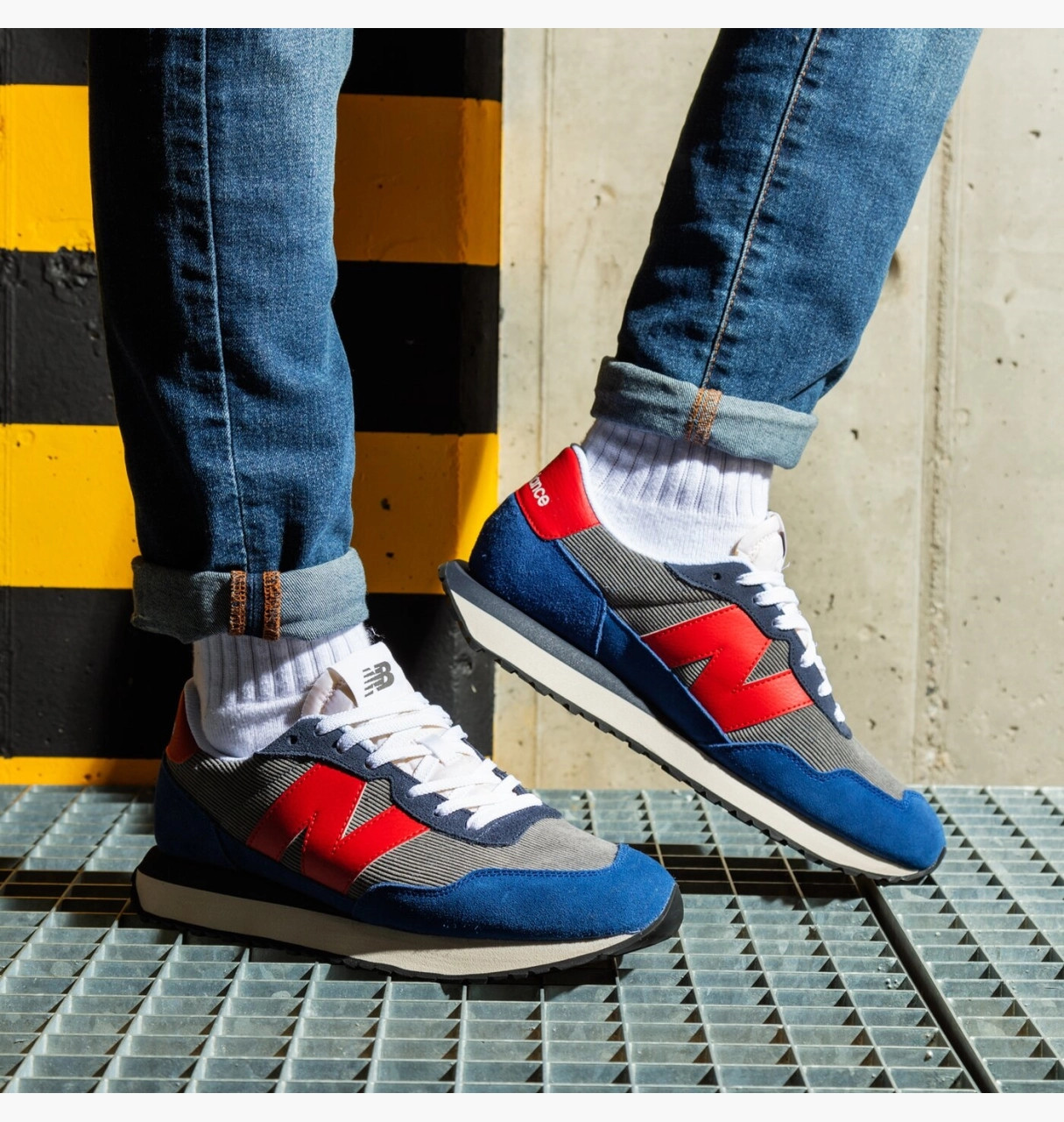 Кросівки 237 Blue/Red Velvet MS237LE1