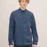 Сорочка paisley printed shirt 1032352-30620 Tom Tailor M Синій 1032352-30620