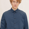 Сорочка paisley printed shirt 1032352-30620 Tom Tailor M Синій 1032352-30620