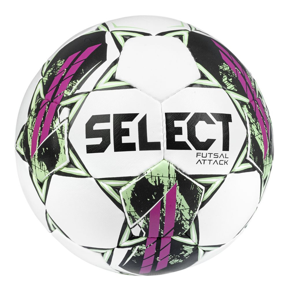 М'яч футзальний Select FUTSAL ATTACK v22 біло-рожевий Уні 4 107346-419