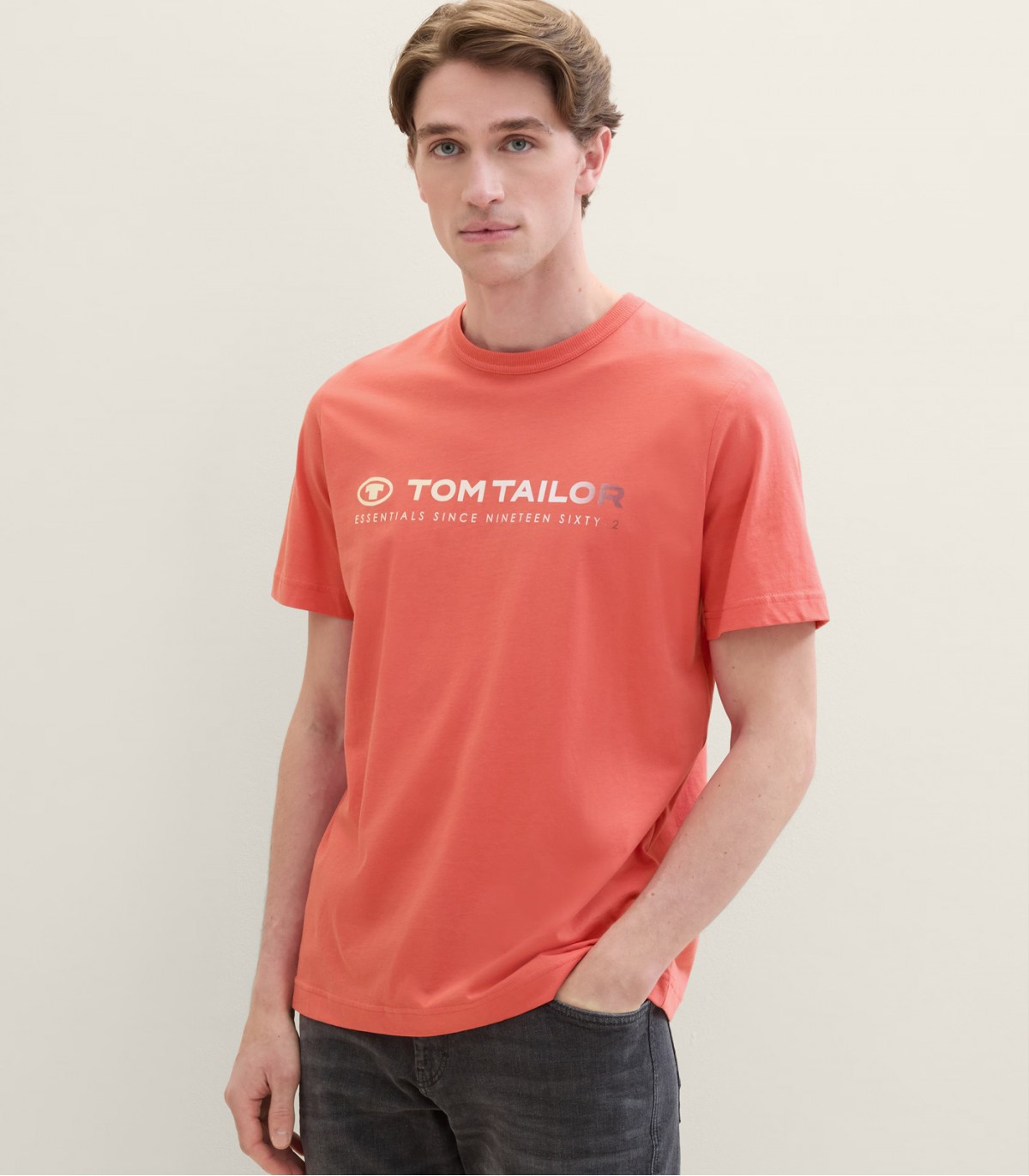 Футболка Men's T-shirt 1041855ХХ26202 Tom Tailor L Кораловий 1041855ХХ26202