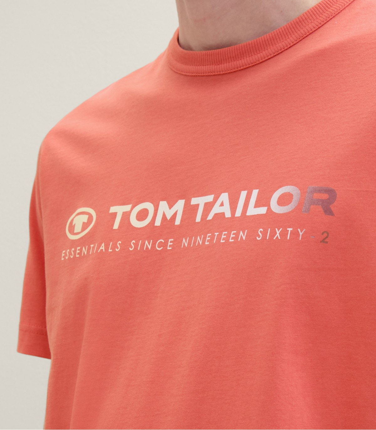 Футболка Men's T-shirt 1041855ХХ26202 Tom Tailor L Кораловий 1041855ХХ26202
