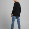 Футболка з довгими рукавами JORBRINK TEE LS CREW NECK 12186183 Black Jack&Jones L Чорний 12186183BLACK