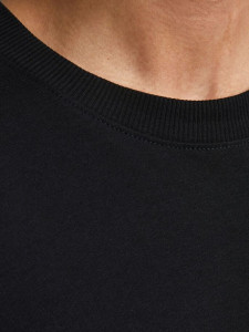 Футболка з довгими рукавами JORBRINK TEE LS CREW NECK 12186183 Black Jack&Jones L Чорний 12186183BLACK