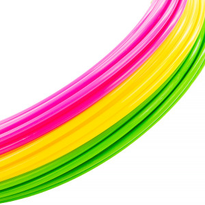 Кільця спортивні 12 шт (4 Жовті+4 Рожеві+4 Зелені) AVK3-739-600-302