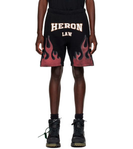 Шорти Heron Preston Heron Law Flames Sweatshorts HMCI011S23JER0041025