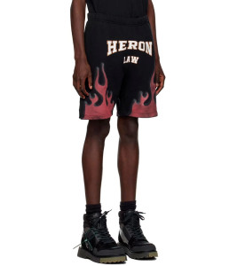 Шорти Heron Preston Heron Law Flames Sweatshorts HMCI011S23JER0041025