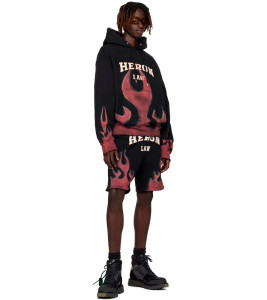 Шорти Heron Preston Heron Law Flames Sweatshorts HMCI011S23JER0041025