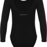 Купальник гімнастичний з довгим рукавом для дівчаток 106575DMX-99 Demix 110-116 (116) Чорний 106575DMX-99