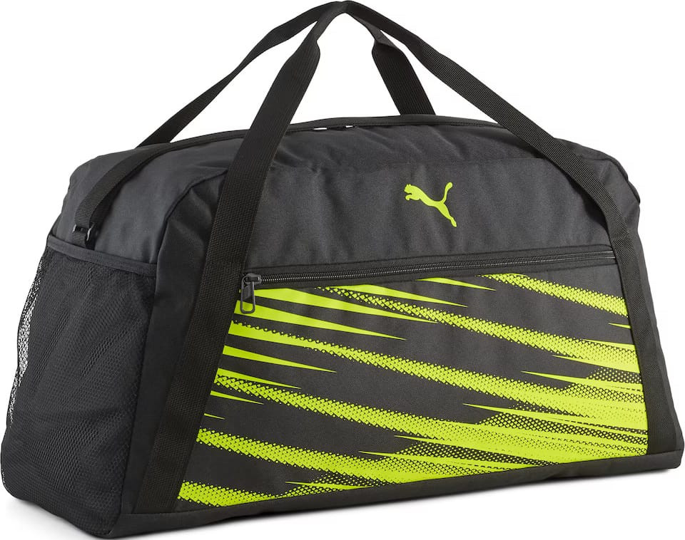 Сумка Puma ATTACANTO Sports Bag M 41L чорний, жовтий 55 х 28 x 27 см (091630-04) 091630-04