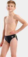 Плавки для хлопчиків Arena SWIM BRIEFS SOLID чорний, жовтий 128 см (008371-583) 008371-583