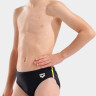 Плавки для хлопчиків Arena SWIM BRIEFS SOLID чорний, жовтий 128 см (008371-583) 008371-583