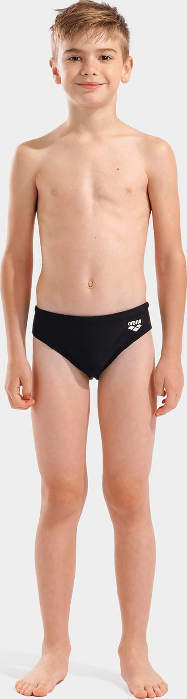 Плавки для хлопчиків Arena SWIM BRIEFS SOLID чорний, жовтий 128 см (008371-583) 008371-583