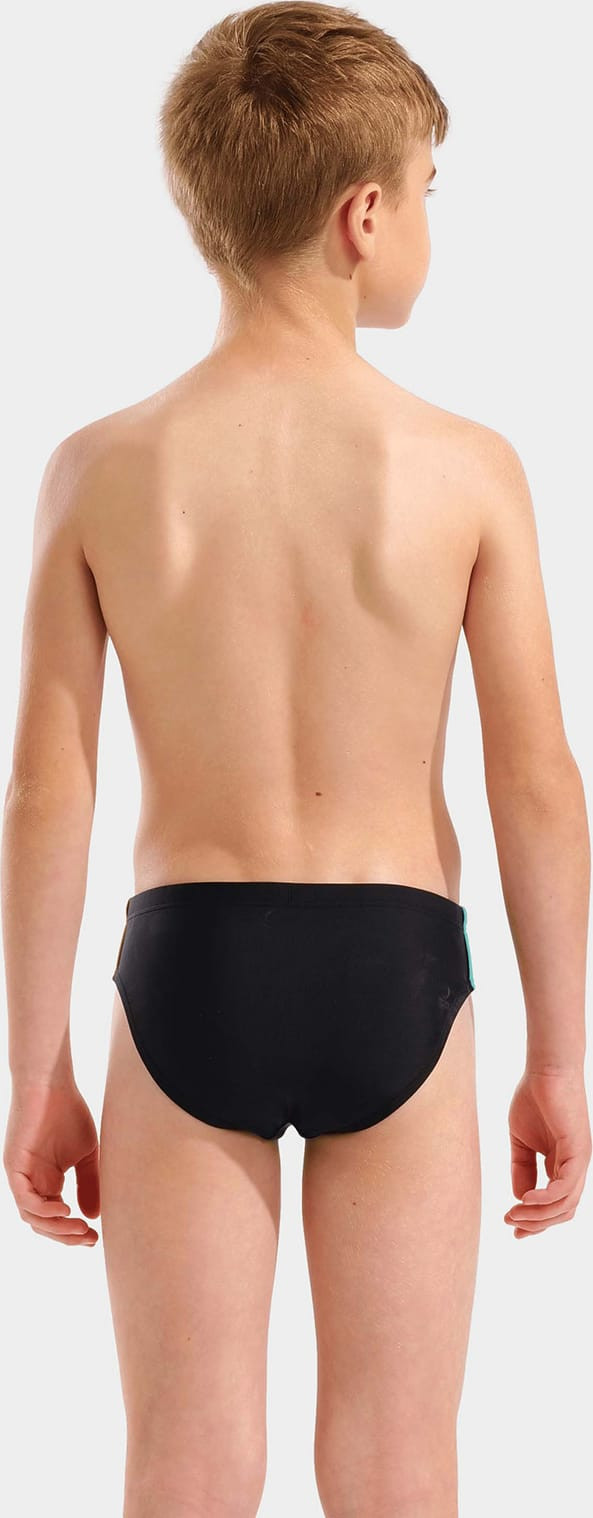 Плавки для хлопчиків Arena SWIM BRIEFS SOLID чорний, жовтий 128 см (008371-583) 008371-583
