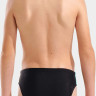 Плавки для хлопчиків Arena SWIM BRIEFS SOLID чорний, жовтий 128 см (008371-583) 008371-583