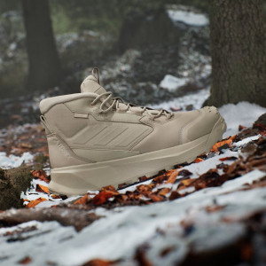 Черевики унісекс Adidas Terrex Winter Leather Mid Cut Rain.Rdy Cold.Rdy Beige ID3436