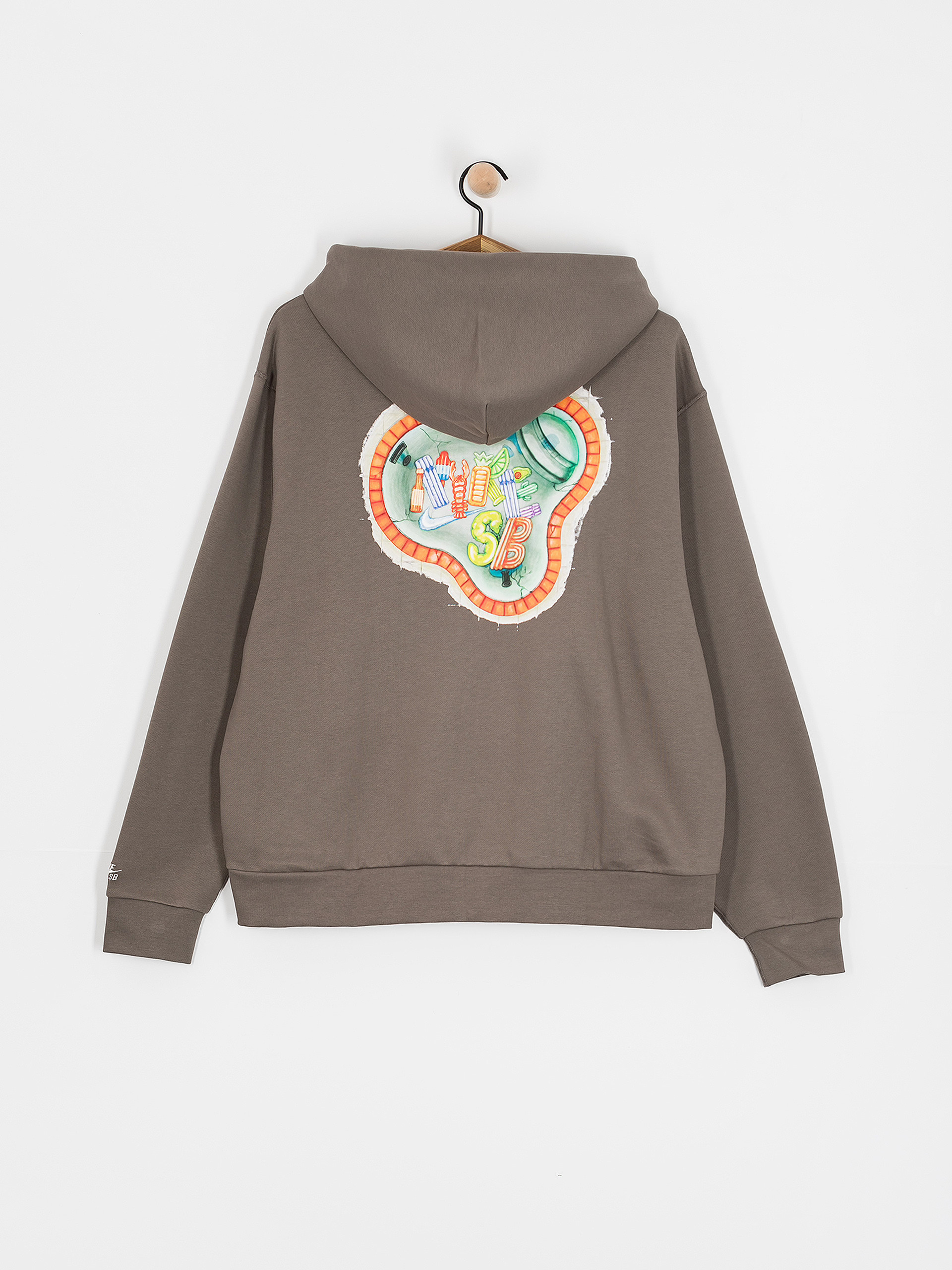 Худі Nike SB Zip Hoodie Brown Multi HJ2898-289
