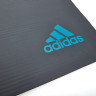 Килимок для йоги Adidas Tie-Dye Yoga Mat сірий, блакитний 183 х 61 х 1 см (ADYG-10200BL) ADYG-10200BL