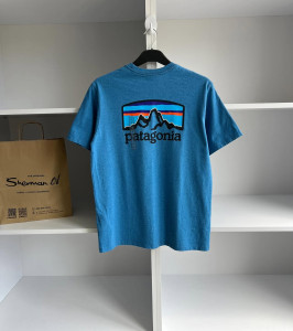 Футболка Patagonia Men's Line Logo Ridge Pocket Responsibili-Tee 38511 APBL