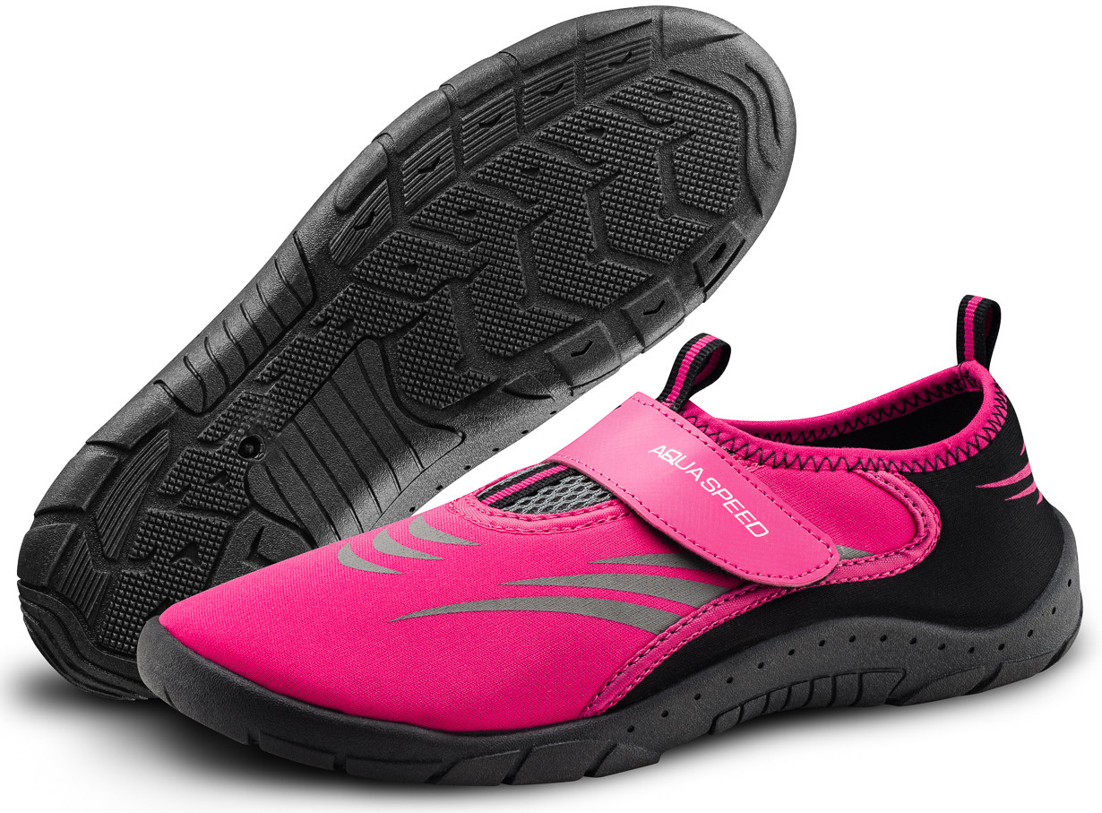 Аквашузи Aqua Speed AQUA SHOE MODEL 27C 7619 рожевий, сірий, чорний Уні 35 DT-642-27C, Цвет рожевий, DT-642-27C