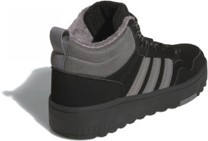 Черевики підліткові UNISEX HOOPS 4.0 MID WINTERIZED J JQ7903 Adidas 3 (35,5) Чорний JQ7903