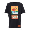 Футболка HERON PRESTON SS22 Abstract T-shirt 'Black Orange' HMAA026S22JER0031020