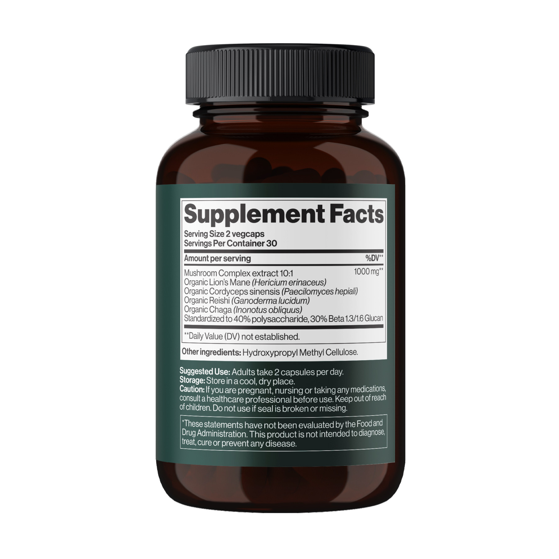 Капсули Mind Shi 4Mushroom Complex 1000 mg - 60 vegcaps 2023-10-4390