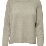 Пуловер ONLGABI LIFE L/S O-NECK PULLOVER CC KNT 15231424-Kalamata-Detail:W. MELANGE ONLY M Сірий 15231424-KALAMATA-DETAIL: