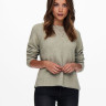 Пуловер ONLGABI LIFE L/S O-NECK PULLOVER CC KNT 15231424-Kalamata-Detail:W. MELANGE ONLY M Сірий 15231424-KALAMATA-DETAIL: