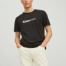 Футболка JJNEO TEE SS CREW NECK 12221946-Black-Print:SMALL Jack&Jones L Чорний 12221946-BLACK-PRINT:SMAL