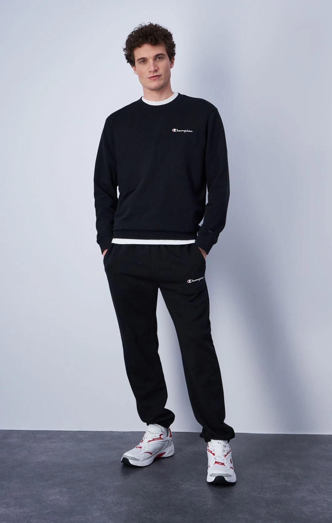 Штани elastic cuff pants 219895-KK001 Champion M Чорний 219895-KK001
