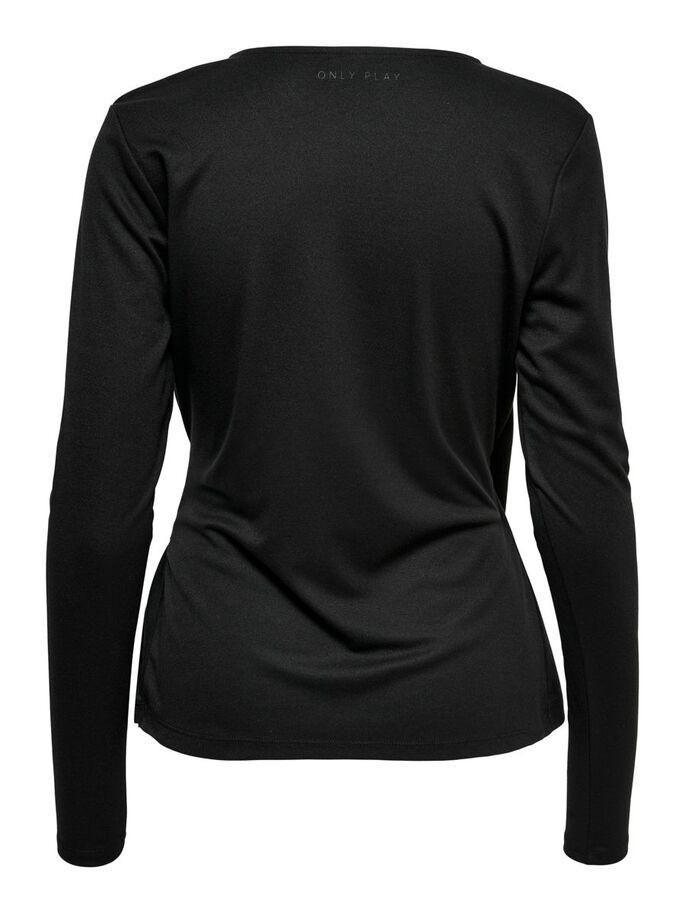 Топ із запахом ONPNORI LS WRAP TOP 15236598-Black Only Play L Чорний 15236598-Black