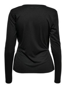 Топ із запахом ONPNORI LS WRAP TOP 15236598-Black Only Play L Чорний 15236598-BLACK