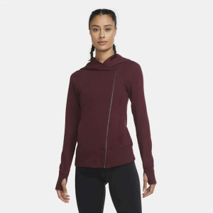 Толстовка жіноча Nike Yoga Bordo CU5321-681