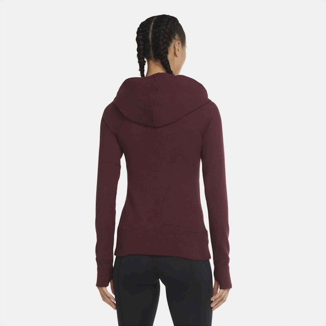 Толстовка жіноча Nike Yoga Bordo CU5321-681