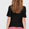 Футболка ONLCHLOE LIFE BOXY S/S BOX TOP JRS 15226026 Black ONLY XS Чорний 15226026BLACK