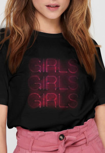 Футболка ONLCHLOE LIFE BOXY S/S BOX TOP JRS 15226026 Black ONLY XS Чорний 15226026BLACK