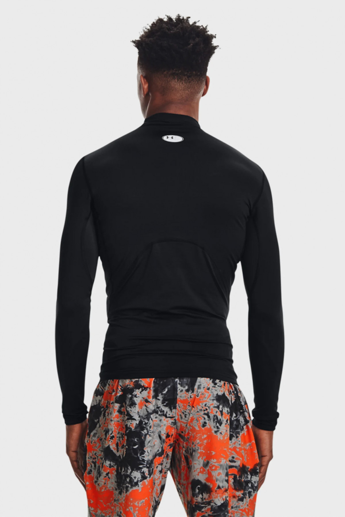 Футболка з довгим рукавом UA CG Armour Comp Mock 1366072-001 Under Armour L Чорний 1366072-001