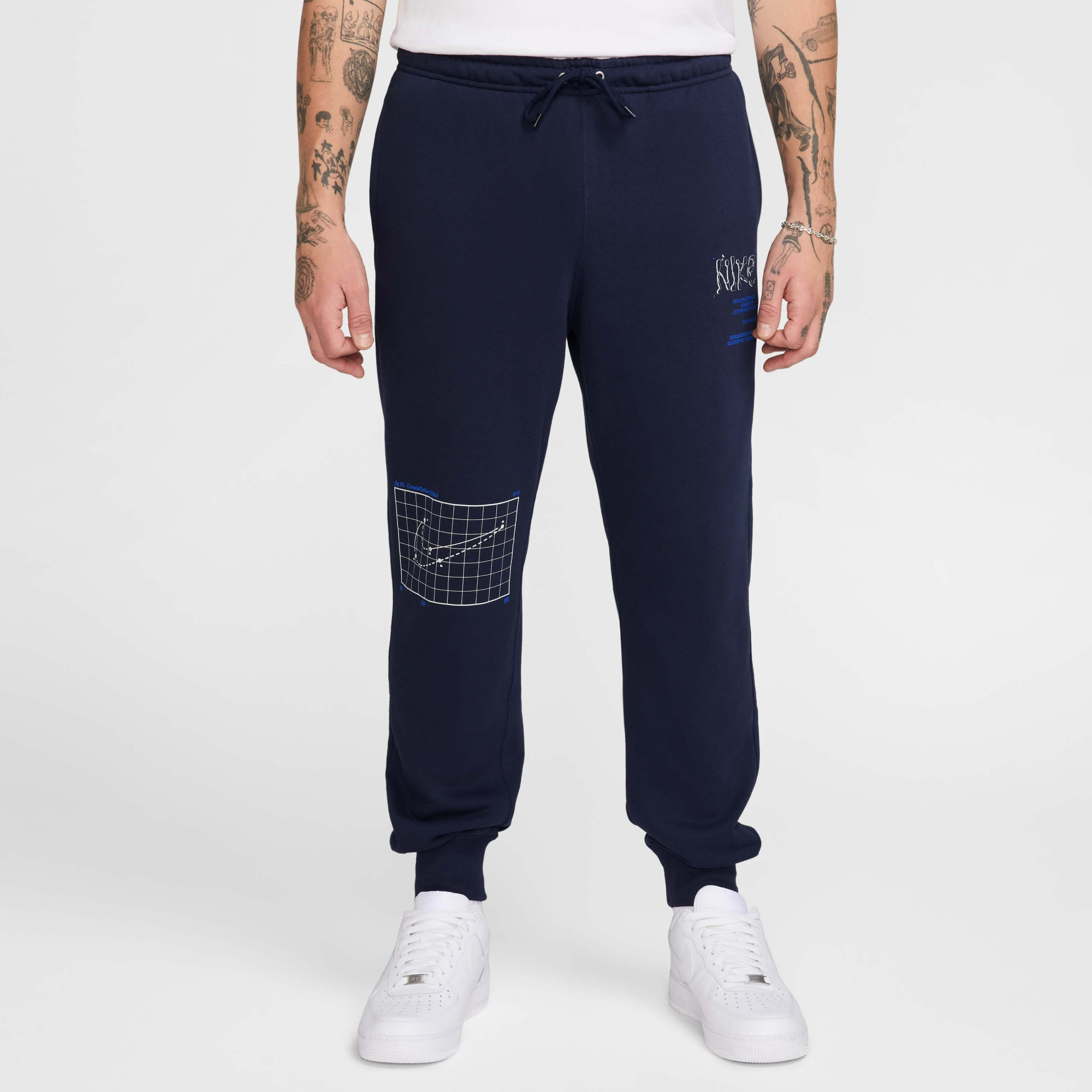 Штани чоловічі Nike M Nk Club Ft Jggr Moon Gfx Blue HJ2512-451