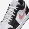 Кросівки чоловічі Air Jordan 1 Low White/Black 553558-165 553558-165