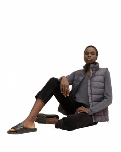 Жилетка ultra lightweight vest 1031311-15417 Tom Tailor XS Темно-сірий 1031311-15417