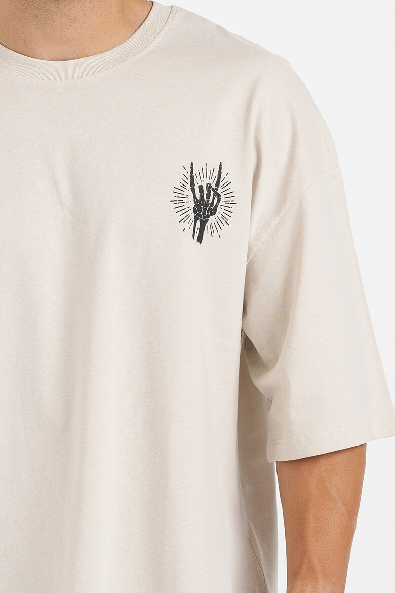 Футболка Jack & Jones JORCHARGE GRAPHIC TEE SS CREW NECK 12269983-Moonbeam