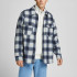 Куртка JOROLLIE CHECK SHIRT JACKET LS LN 12198798-Navy Blazer-Detail:/CHECK Jack&Jones L Темно-синій 12198798-Navy Blazer-Deta