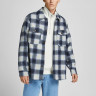 Куртка JOROLLIE CHECK SHIRT JACKET LS LN 12198798-Navy Blazer-Detail:/CHECK Jack&Jones L Темно-синій 12198798-NAVY BLAZER-DETA